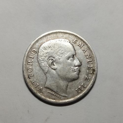 Moneta lira del - del, 1907