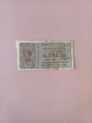 Banconota lira regno - banconota, 1