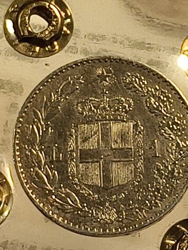 Lira 1887 umberto zecca - lira,