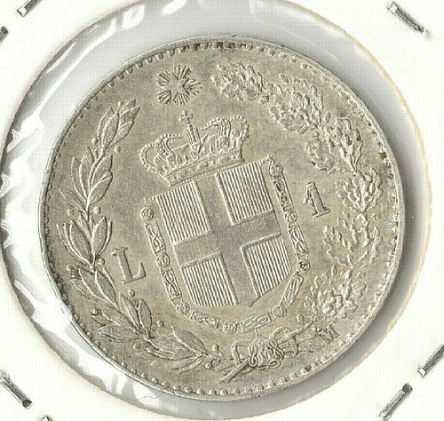 Lira 1887 umberto - 1,