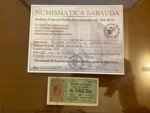 Buono cassa lira - di,