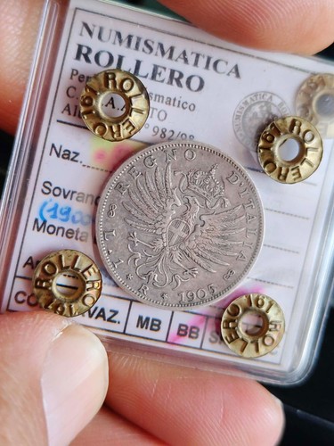 Rara lira 1905 periziata - 1,