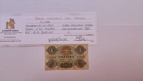 Banca nazionale nel - regno, 1
