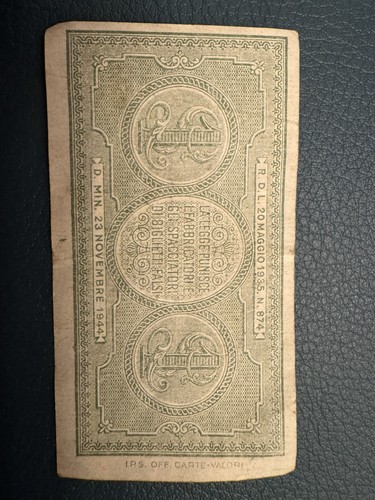 Banconota italia lira del - banconota,