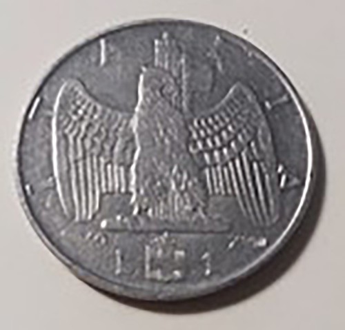 Moneta lire del 1940 - 1,