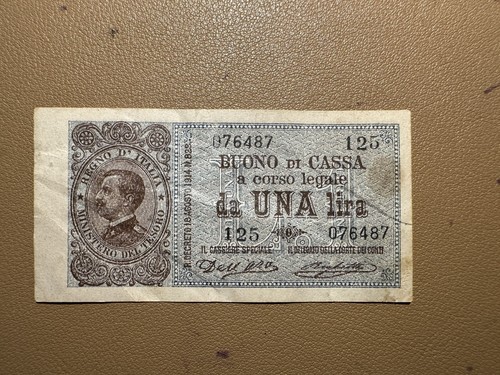 Buono cassa 1 lira - di, da