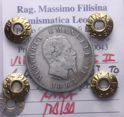 Italia veii lira - 1, argento