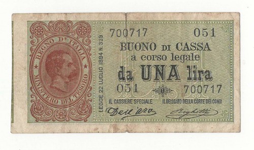 Lira buono cassa umberto - 1,