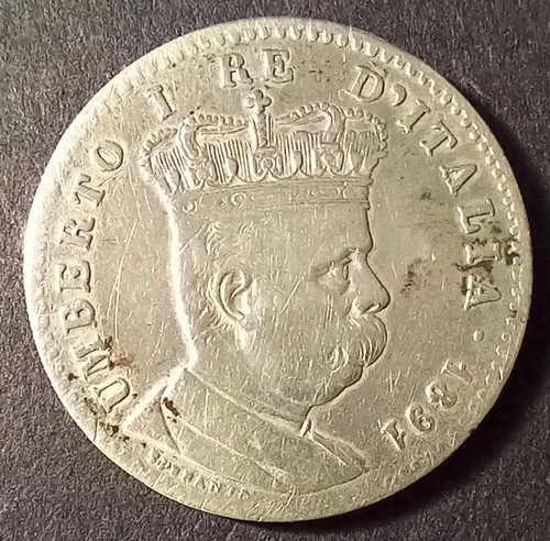 Regno lira 1891 colonia - 1,
