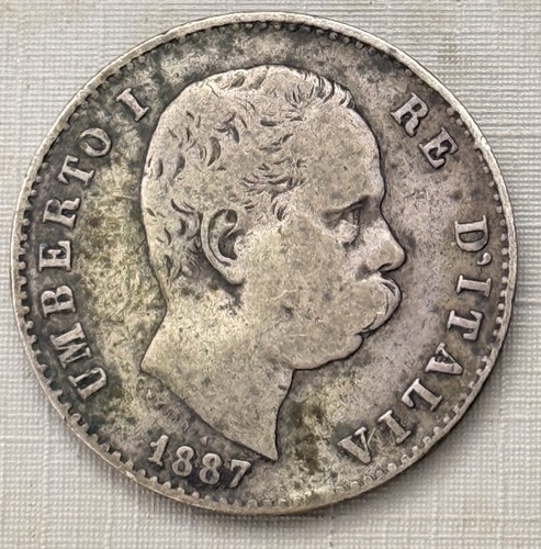 Lira 1887 italia - 1,