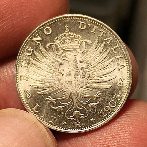 Moneta lira 1905 - moneta, 1