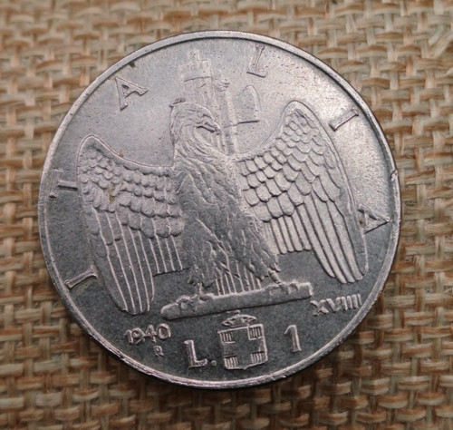 Regno italia lira - 1, 1940