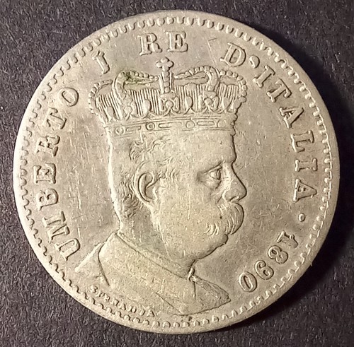 Regno lira 1890 - regno, colonia
