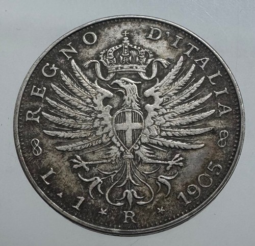 Regno italia 1 lira 1905 - lira,