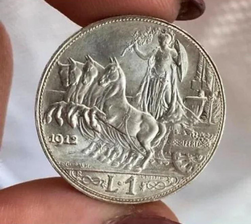 Quadriga lira 1912 regno - 1,