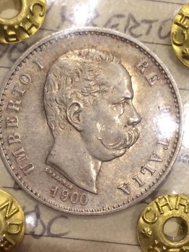 Lira 1900 umberto i - 1,