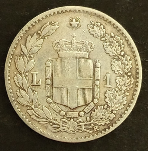 Lira 1886 argento - lira, silver