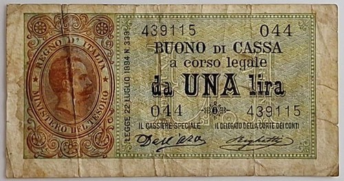 Lira buono cassa - 1,