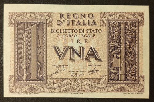 Lira lire 1939 fds - lira,
