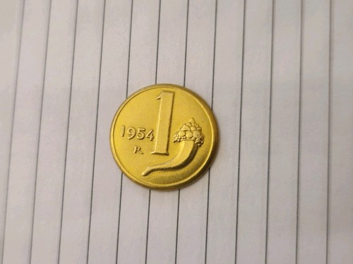 Moneta token lira 1954 - moneta, 1