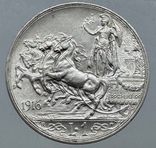 Regno italia 1 lira 1916 - -,