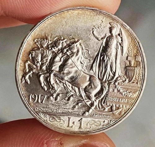 Quadriga lira 1917 regno - quadriga,