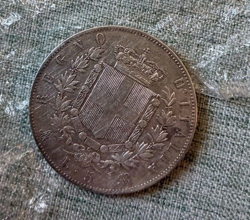 Moneta scudone regno - regno, d'italia