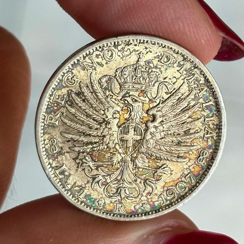 Regno italia lira 1907 - regno,