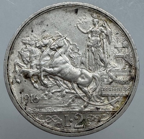 Regno italia 1 lira 1916 - regno,