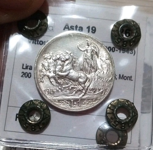 Lira quadriga 1915 fdc - 1,