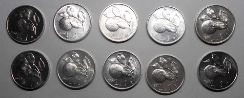 Lira 1950 lotto - lira, da