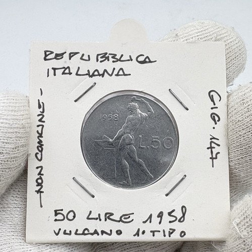 Italia repubblica lire 1958 - repubblica, 50