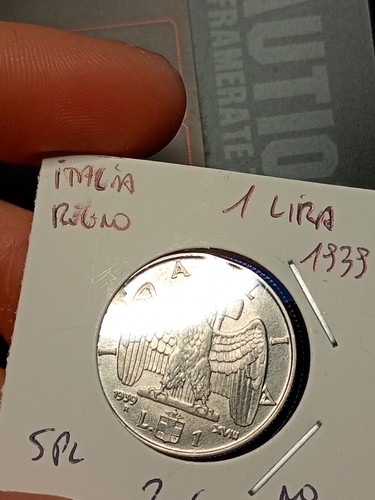 Moneta italia regno lira - regno, 1