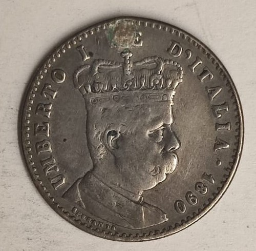 Moneta lira 1890 colonia - moneta,