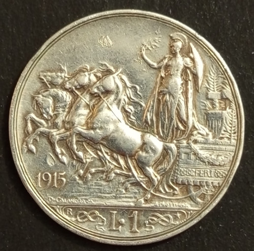 Lira lire 1915 argento - lira,