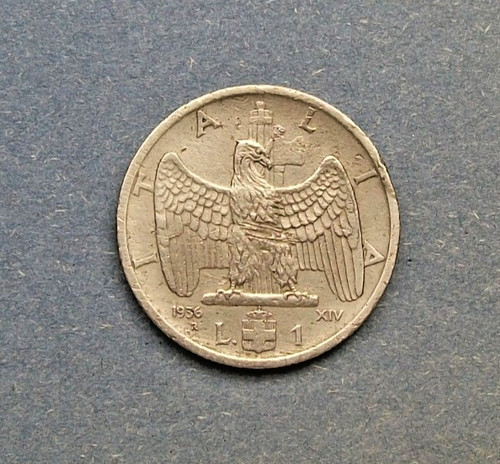 Rara 1936 lira impero xiv - 1936,