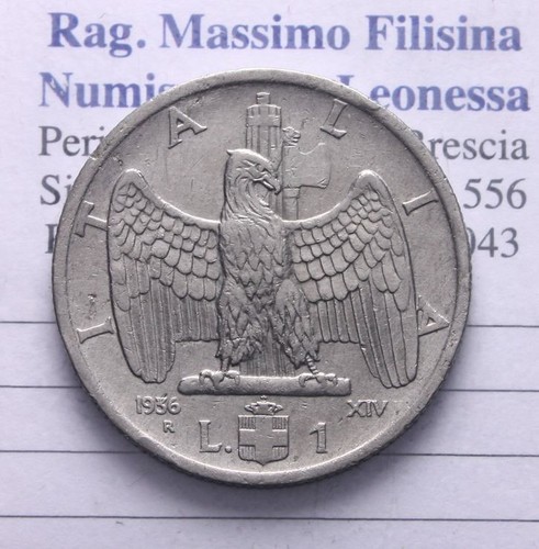 Veiii lira impero 1936 - lira,